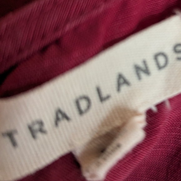 Tradlands Linen Blend Tiered Shift Dress M - Picture 7 of 11